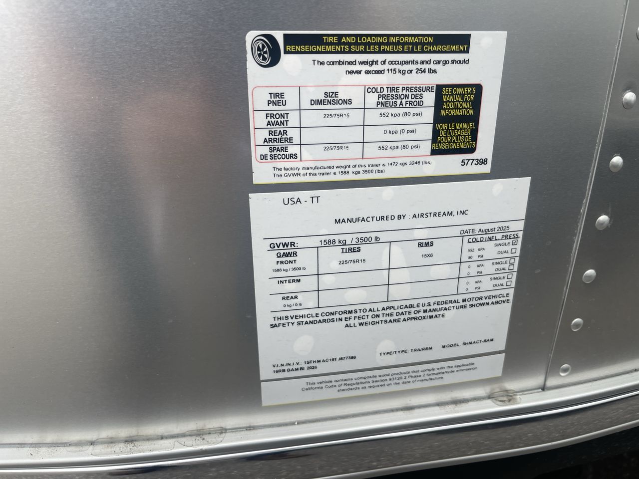 2026 Airstream 16RB Base