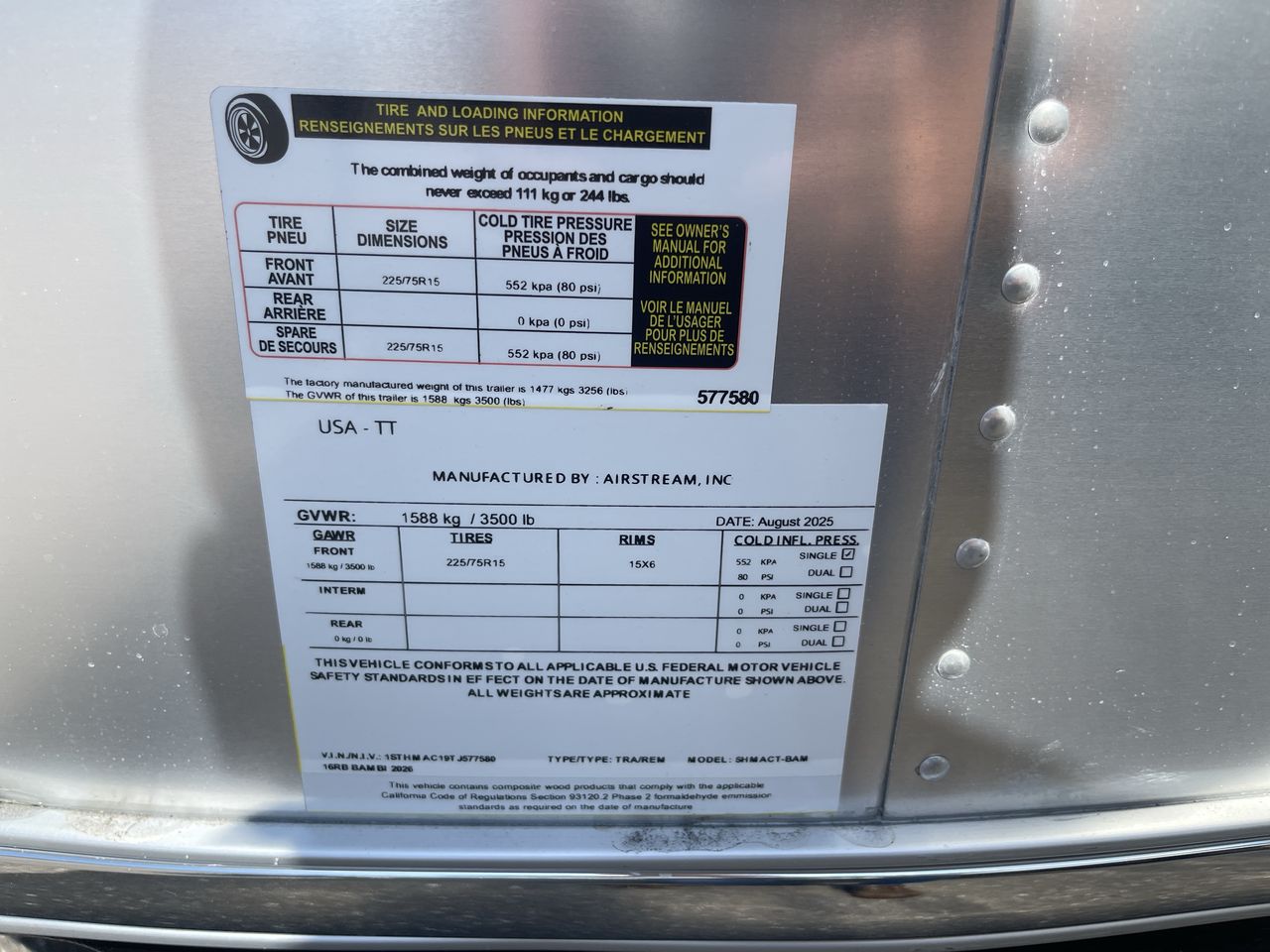 2026 Airstream 16RB Base